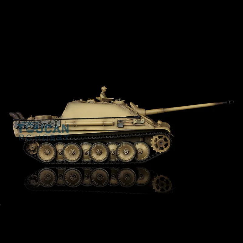 HENG LONG 1/16 желтый 7 0 Модернизированный Jadpanther RTR RC Tank 3869 металлические редукторы
