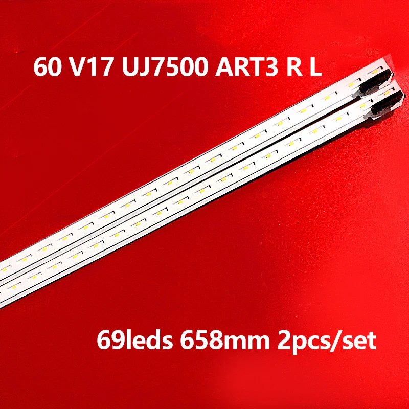 

2pcs/set LED Backlight Strip for L G 60SJ8000 60SJ810V 60UJ7700 60UJ7588 6922L-0214A 60 V17 UJ7500 ART3 R L LC600EGE FK M1