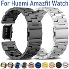 Ремешок для Huami Amazfit Bip, роскошный металлический браслет из нержавеющей стали для Amazfit liteSU, аксессуары для часов, 2022 мм