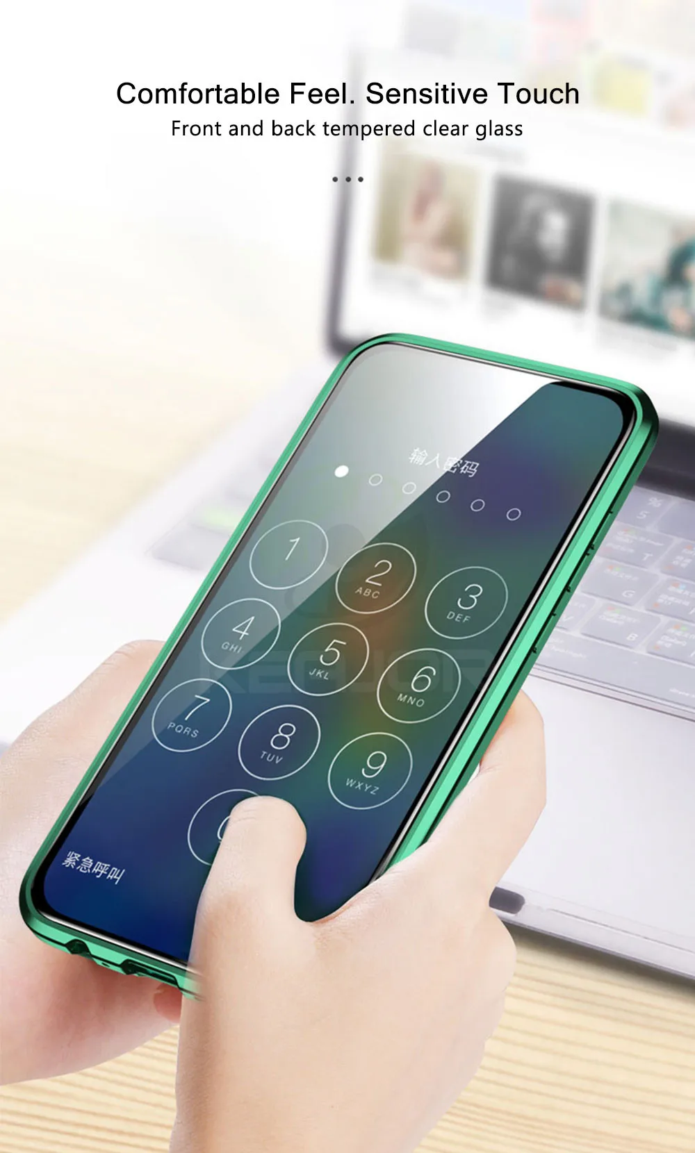 Магнитный стеклянный чехол для Xiaomi redmi note 8 pro, двойной чехол из закаленного стекла, Металлическая магнитная адсорбционная Крышка для redmi note 8