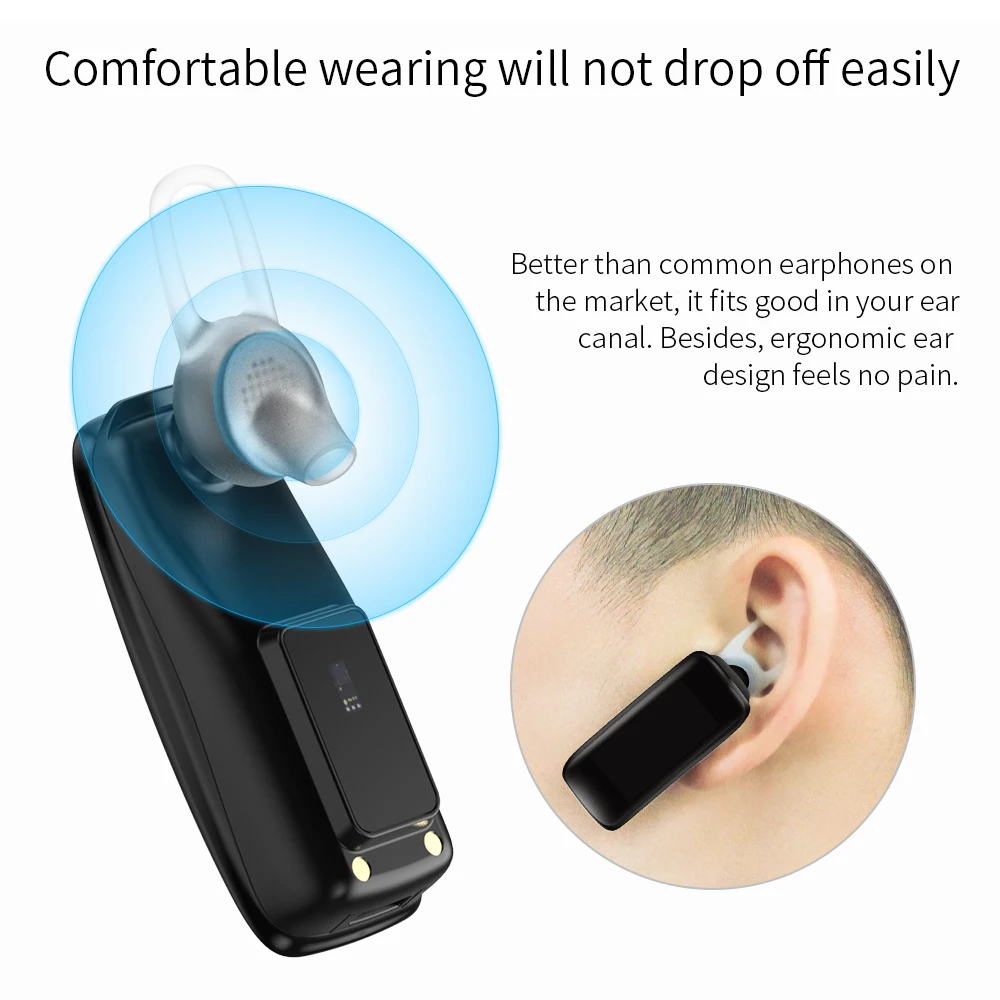 TB02 Bluetooth наушники умный браслет 2 в 1 шумоподавление с микрофоном 0,9" пульсометр кровяное давление смарт-браслет музыкальные гарнитуры