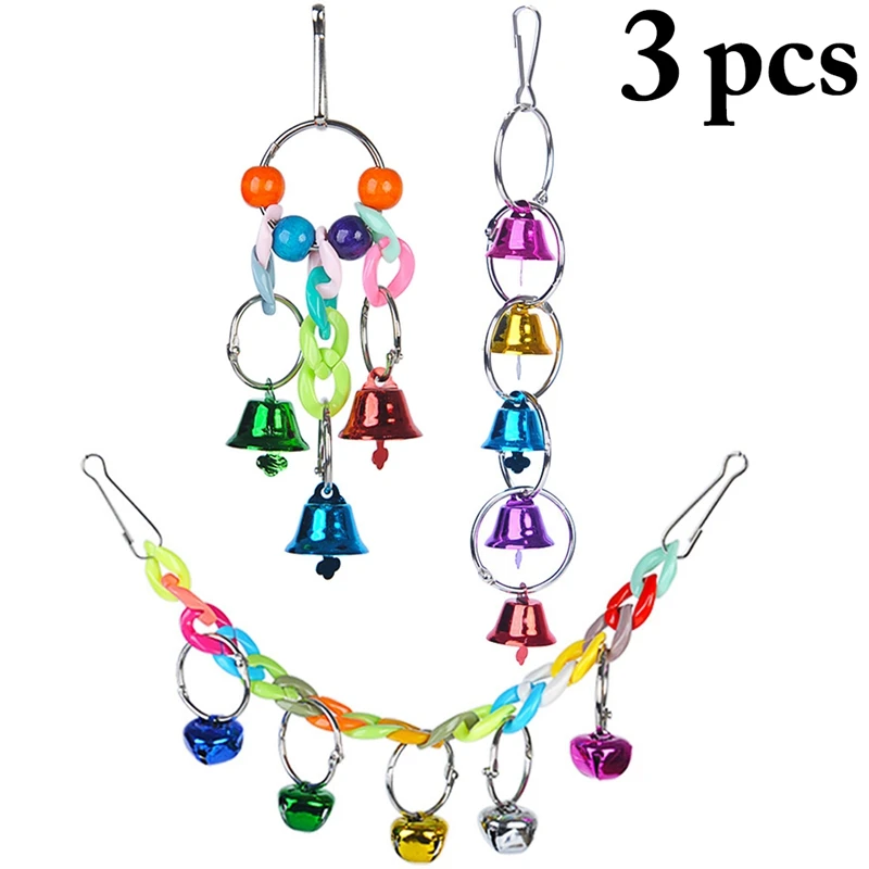 

3 шт., разноцветные игрушки-качели в виде птиц