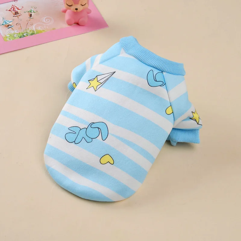 2019 Милая Одежда для собак свитшот мягкая одежда щенка милая с мультяшным принтом