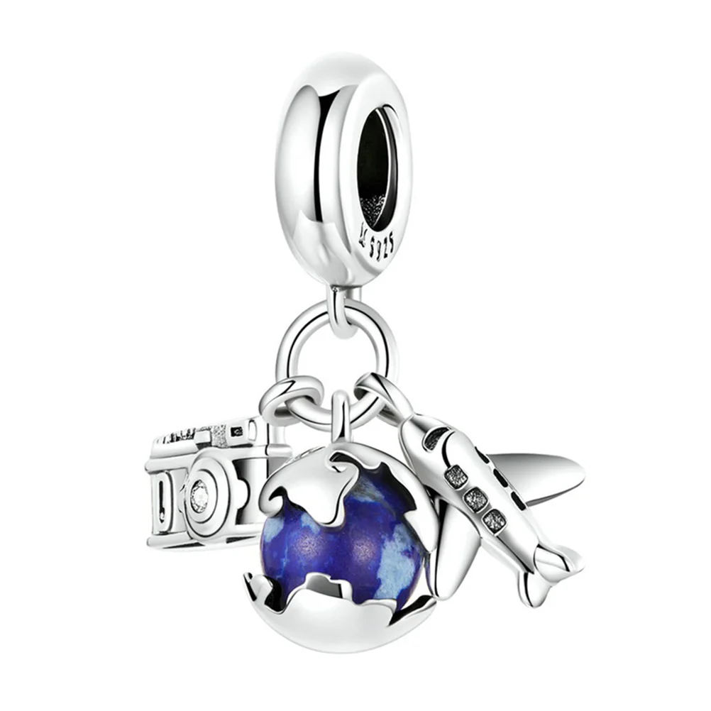

Traveler Charms Silver Adventure Charms Collection Bracelet Making Diy Supply