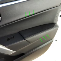 4pcs microfiber leather interior door panels guards door armrest panel covers trim for toyota corolla 2014 2015 2016 2017