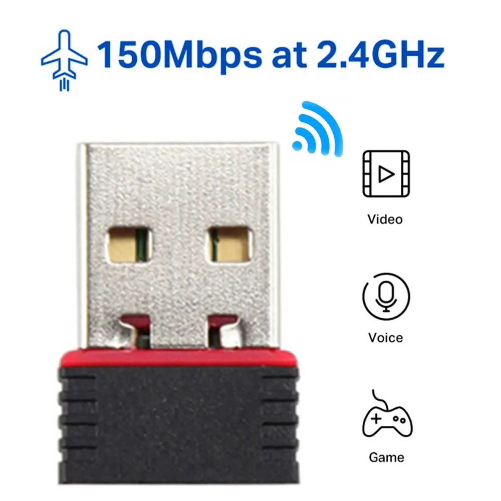 

Мини USB Wi-Fi адаптер Портативный 150 Мбит/с беспроводная сетевая карта для ноутбука ПК Windows XP/VISTA/WIN7/WIN 8