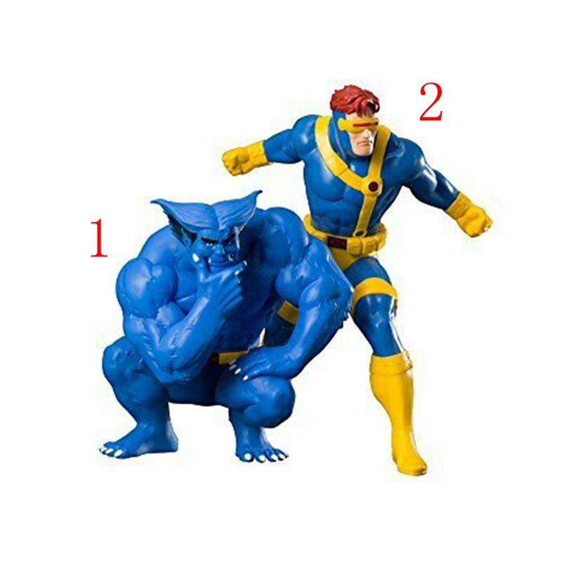 KOTOBUKIYA ARTFX+ X-men CYCLOPS& BEAST 1/10 ПВХ фигурка игрушки Brinquedos Фигурки Модель подарок