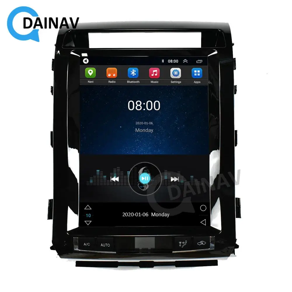 Вертикальный экран Android 9,0 Автомобильный GPS навигатор для Toyota Land Cruiser 2008-2015 Мультимедиа Стерео DVD плеер головное устройство