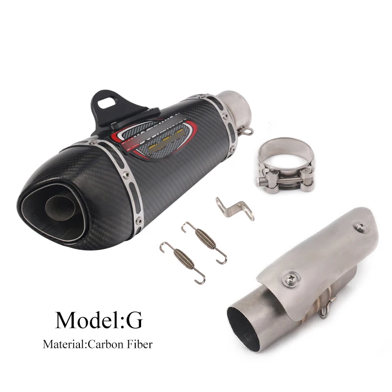 G Труба выхлопной системы мотоцикла для Suzuki GSXR 1000 2012- Slip Mid Link соединение для труб глушитель наконечники с DB Killer изменить - Цвет: G