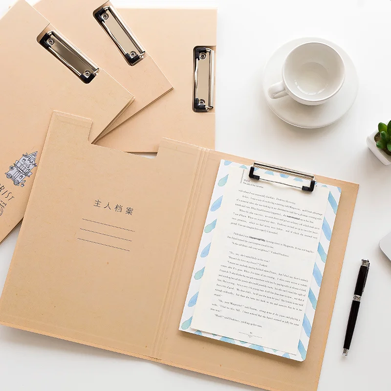 

Бумажный двухслойный планшет с зажимом, однозажимная записывающая площадка, записывающая книжка, папка А4, блокнот, файл, жесткая доска, кан...