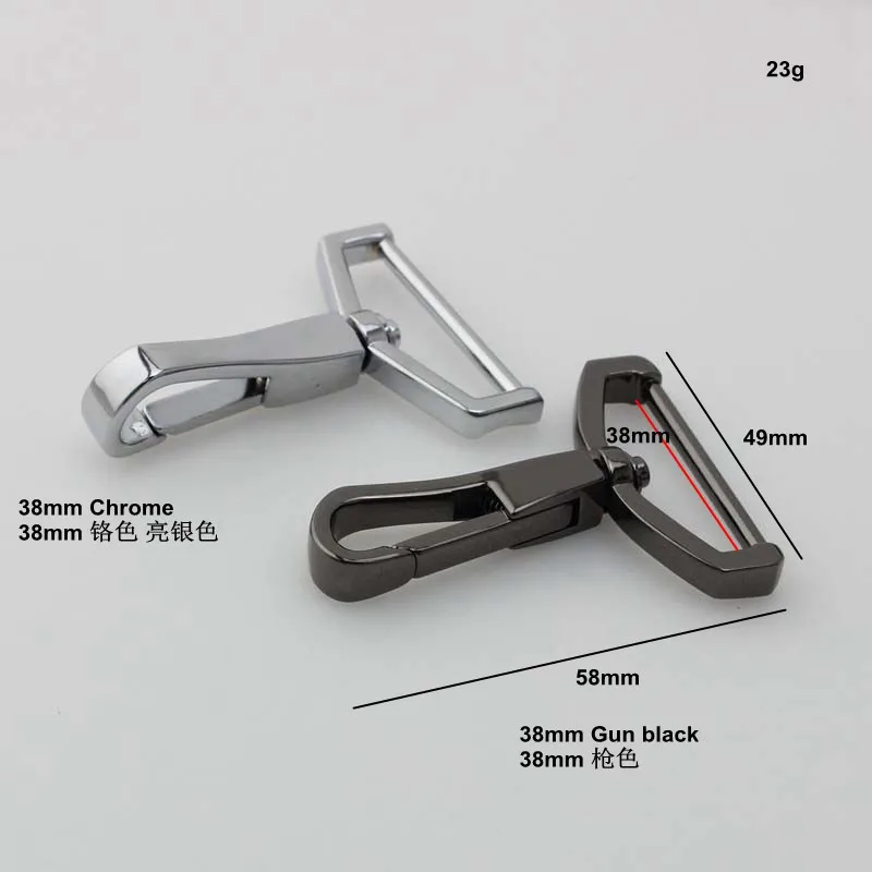 10 30 шт. 2 цвета 38 мм защелкивающийся крючок металлическая Поворотная Застежка