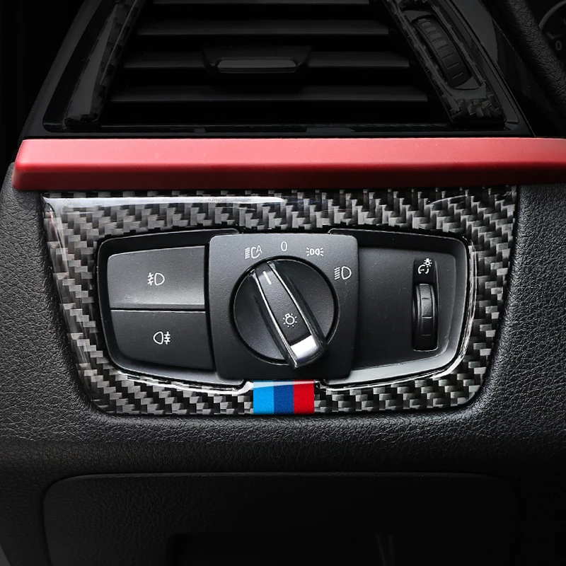 

Carbon Fiber For BMW 3 4 Series 3GT F30 F32 F34 F36 Inner Gearshift Air Conditioning CD Panel Reading Light Cover Trim Sticker