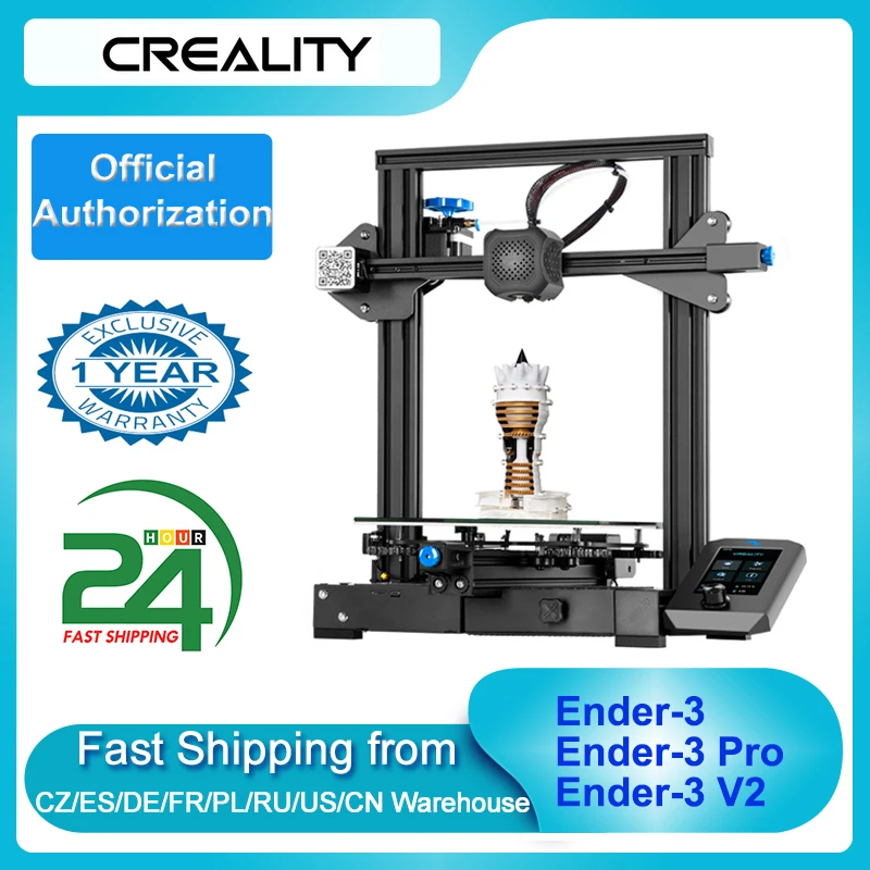 Creality 3D Ender 3/Ender 3 Pro/Ender V2 принтер набор для самостоятельной сборки с обновлением