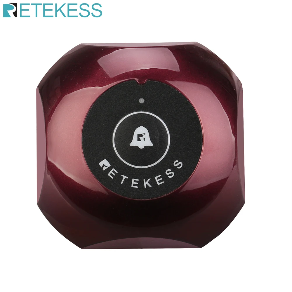 Retekess TD013 Call Button 3 Colors Wireless Call Waiter Calling System Restaurant Catering Cafe Shop Pager Service F9477