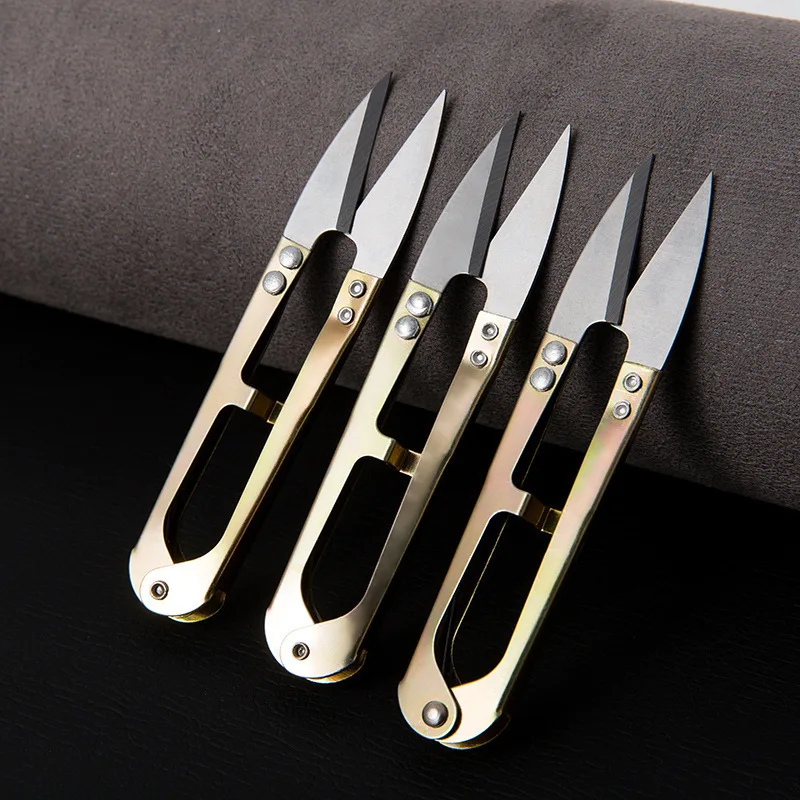 1 шт Многоцветный обрезки швейные ножницы кусачки U Форма пряжа