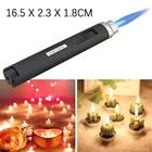 1300 градусов струи пламени горелки печи для сварки Фонарь ручка бутан многоразового Зажигалка на открытом воздухе зажигалка для кемпингарыбалкиохотничий нож