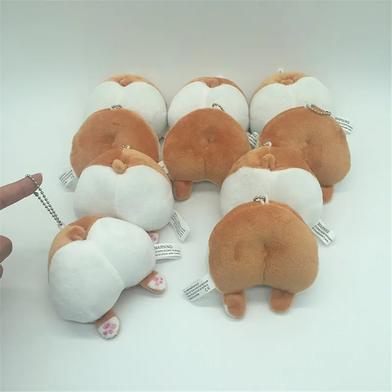 

Милая корги, плюшевая игрушка, Маленькая подвеска, новинка, собака, попа, сумка, подвеска, креативный подарок, фокус, новинка, забавные игрушк...