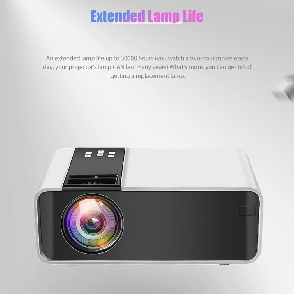 

Mini Projector TD90 Update Native 1280 x 720P Portable Projector TD90 40 Degree Keystone Android WiFi 3D Home Cinema