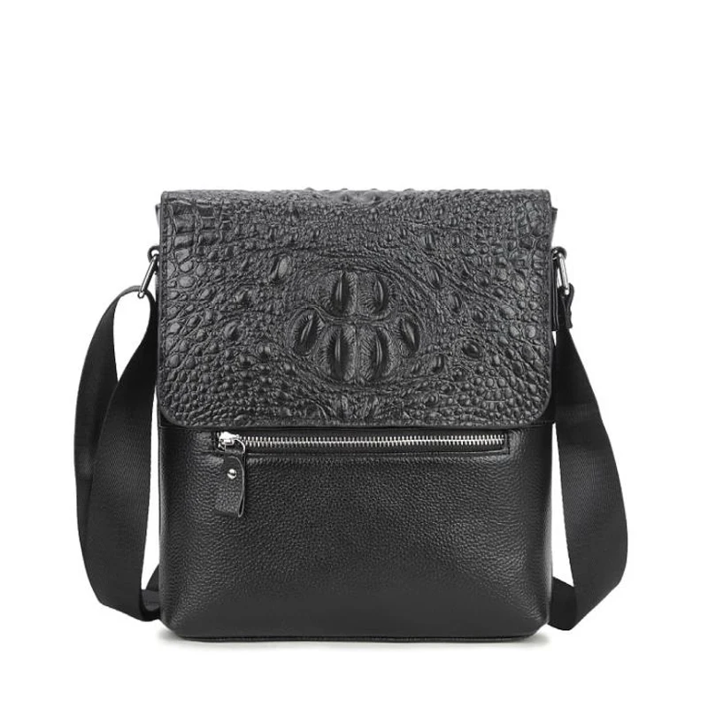

Brand New Genuine Leather Men's Small Shoulder Bag Cross Body Messenger Bags For Men Real Leather Hand bags Male For Business