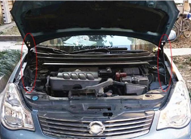 

For Nissan Sylphy G10 N16 2000-2012 For Nissan Sentra Front Bonnet Hood Modify Gas Struts Lift Support Shock Damper Absorber