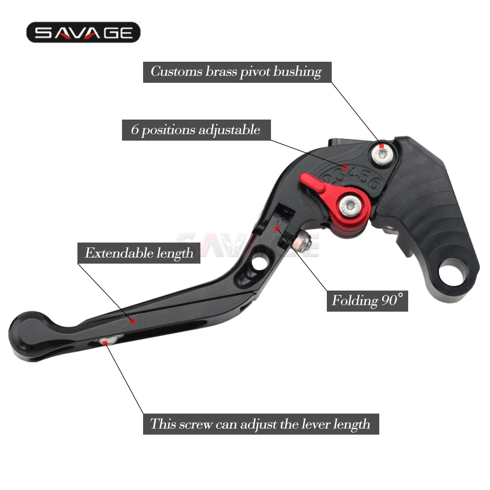 Рычаг тормозной сцепления для мотоциклов YAMAHA YZFR1 YZF R1/R1M/R1S 2004 2020 06 08 12 15 19