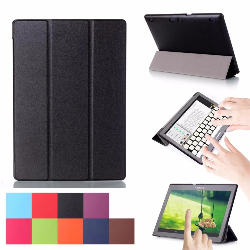 Тонкий чехол-подставка для Lenovo Tab 2 женская модель X30F 3 10 Plus | Компьютеры и офис