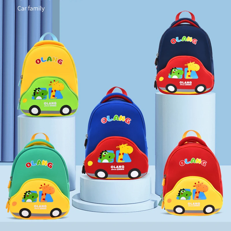 Child Primary School Bag In Kindergarten Girl Boy Mini Cartoon Animal Backpack Kid Travel Bag Anime Double Shoulder Bag