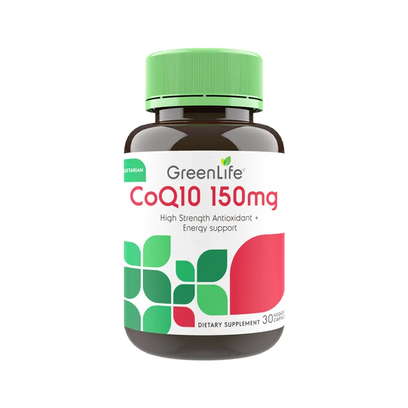 Greenlife coenzyme q10 soft capsules 30 capsules/bottle free shipping
