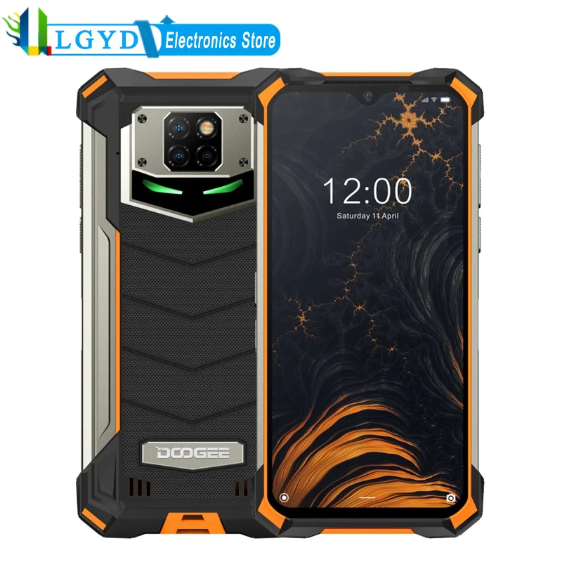 DOOGEE S88 Pro IP68 Rugged Phone 10000mAh Battery Octa Core 6GB RAM 128GB ROM Android 10 Smartphone Wireless Charge Dual SIM
DOOGEE S88 Pro IP68 Rugged Phone 10000mAh Battery Octa Core 6GB RAM 128GB ROM Android 10 Smartphone Wireless Charge Dual SIM
