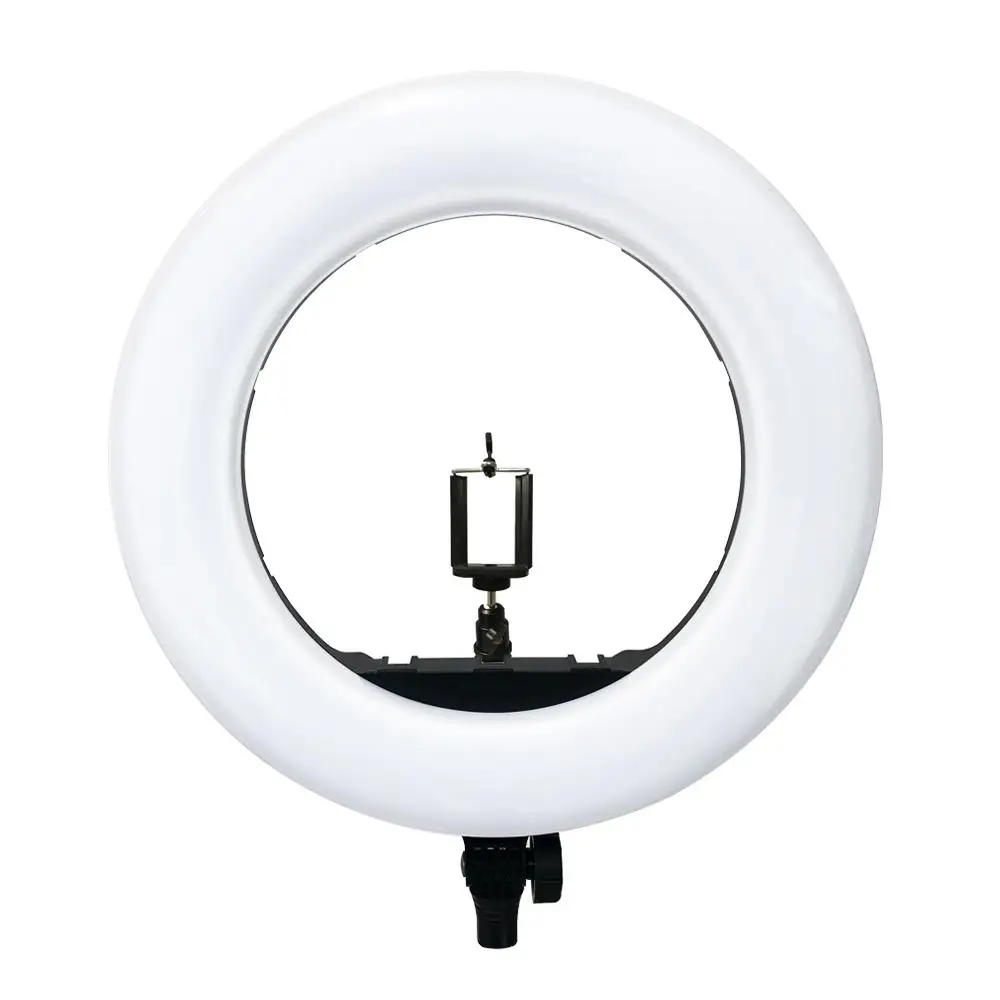 

Yidoblo QS-480EII Photography Selfie Video Ring lamp Kit 18\" LED Ring Light Bi-Color Remote Control Adjustable Ring Lamp Kit