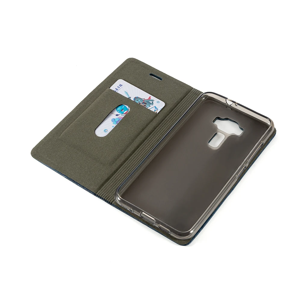 For Asus Zenfone 3 ZE520KL Flip Case Leather Phone Soft Silicone Back Cover 5.2" Business | Мобильные телефоны и