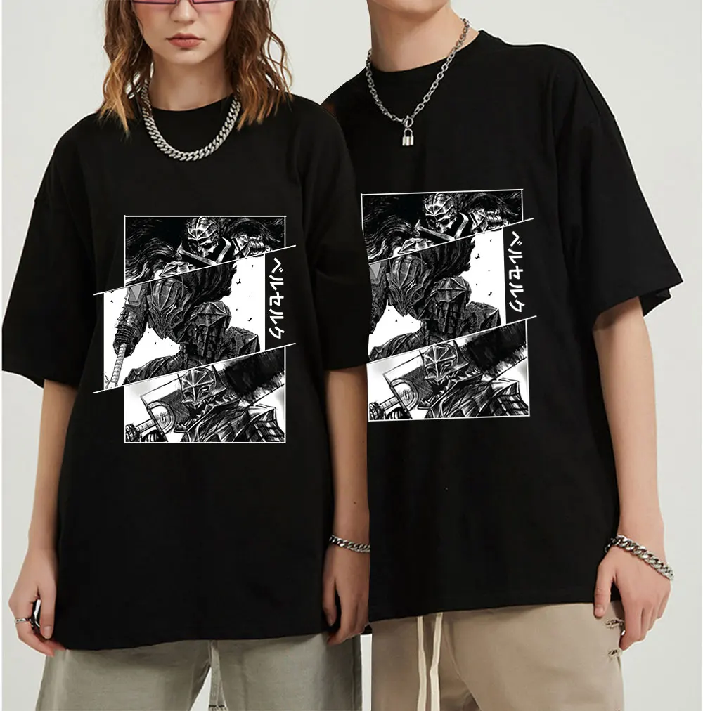 

Футболка мужская хлопковая, забавная Модная рубашка с рисунком героев мультфильма манга, меча, гэтсу, бестселлер, Zodd