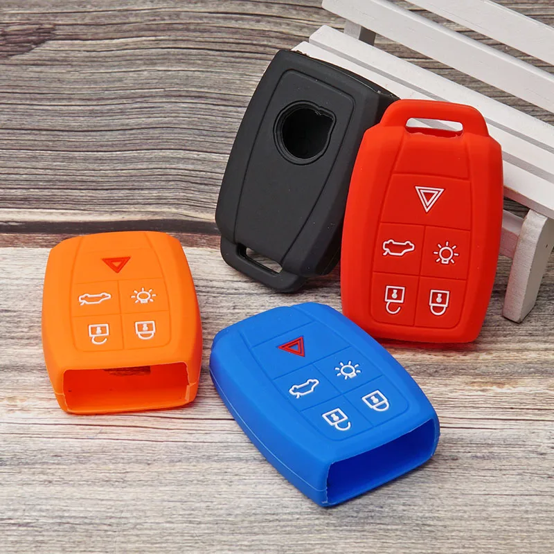 Силиконовая Защитная крышка чехол для брелка с ключом VOLVO C30 C70 S40 V40 V50 2008 2009 2010 2011 |