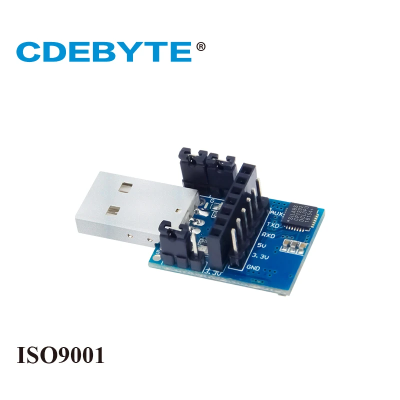 Тестовая плата Ebyte с USB на TTL CP2102 3 В 5 для приемопередатчика IoT UART радиочастотный
