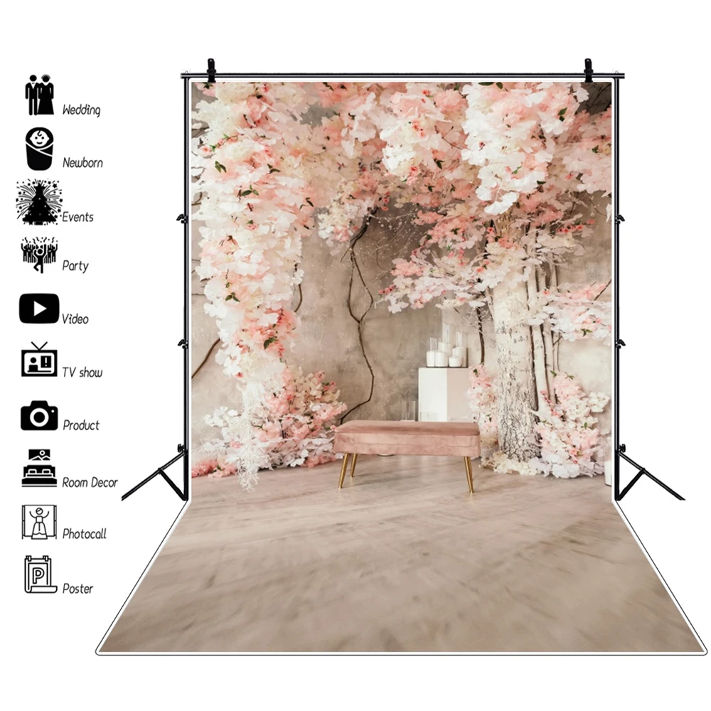 

Valentine's Day Flower Stand Wedding Backdrop Interior Floral Ceremony Photo Background Photography Bridal Photo Booth Supplies