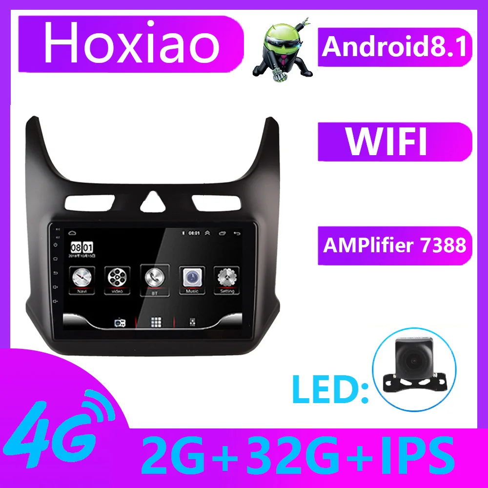 Автомагнитола 2DIN мультимедийный видеоплеер навигация GPS 4G Wi Fi для Chevrolet COBALT 8 1 2011