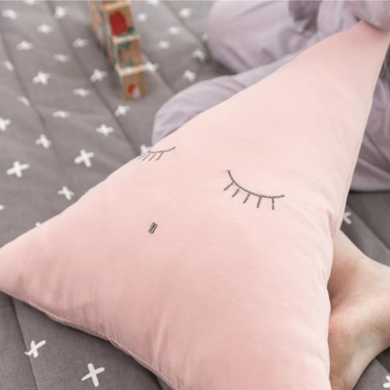 Скандинавские Детские бамперы хлопковые Треугольные Подушки для новорожденных