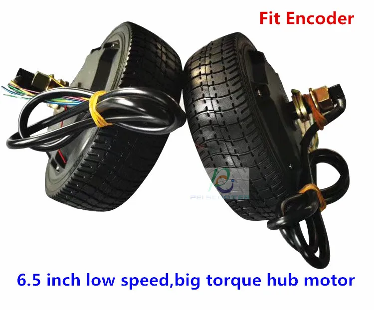 

6.5 inch single axle Low speed,strong torque built-in encoder service robot motor,logistics vehicle servo motor phub-5em