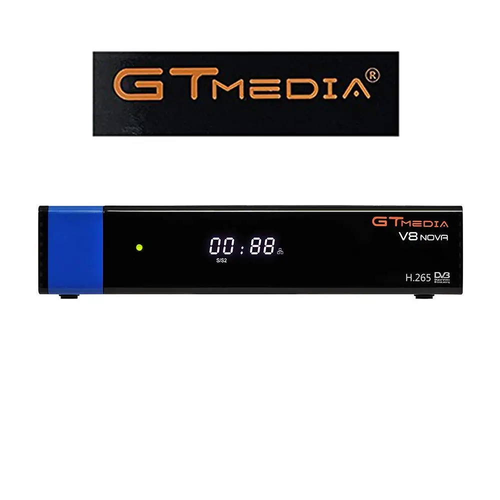 GTmedia V8 Nova синий DVB S2 HD спутниковый ресивер Поддержка H.265 Ccam Newcamd power vu biss встроенный