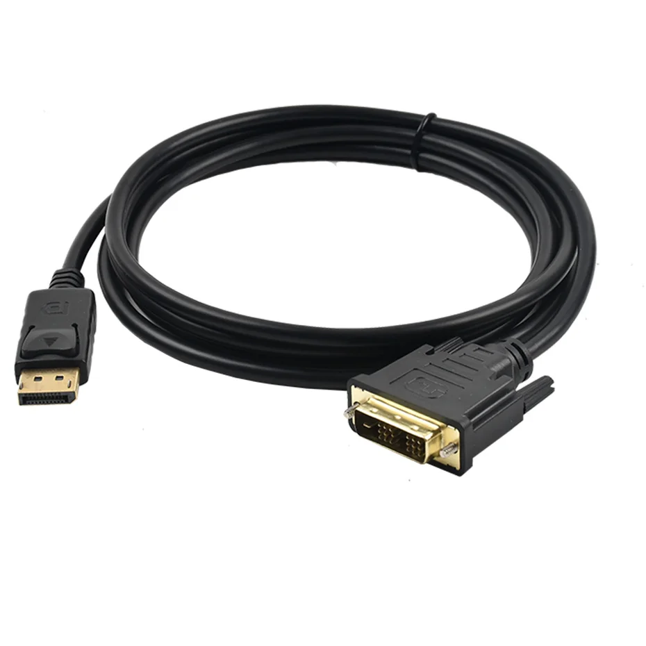 Displayport to DVI D кабель с одним соединением 6 футов 1 8 м DP штекер 18 + Мужской адаптер