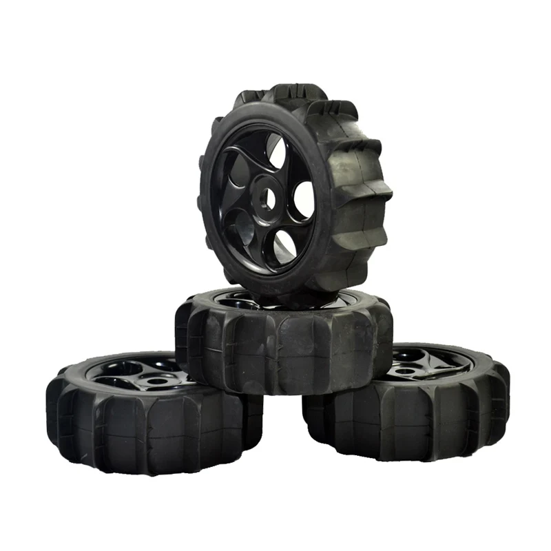 4 шт. RC 1/8 весла снежные шины для песка шины подходят HPI AKA 1:8 Внедорожные багги колеса 1:8 внедорожные короткие карты пляжные шины для RC автомобилей