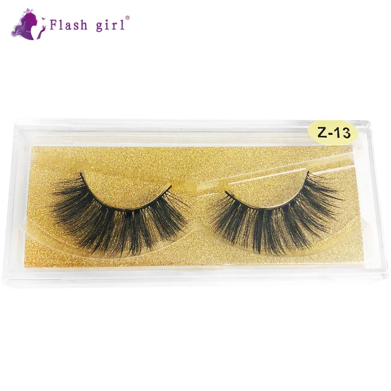 

Flash girl Hot Z 13 1pairs wispy and natural Full Strip Thick false Eyelashes