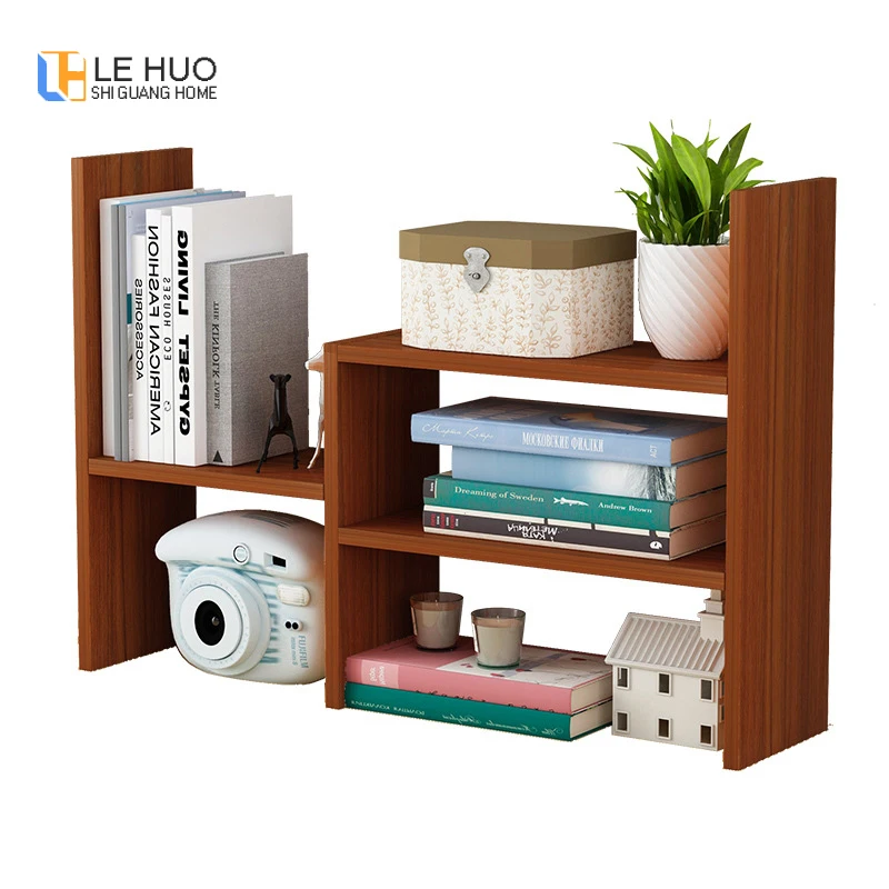 Мини многослойная книжная полка простой Настольный стеллаж для хранения
