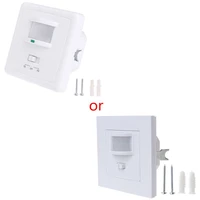 220 240v ac wall mounted 9m automatic pir infrared led motion sensor switch 50hz