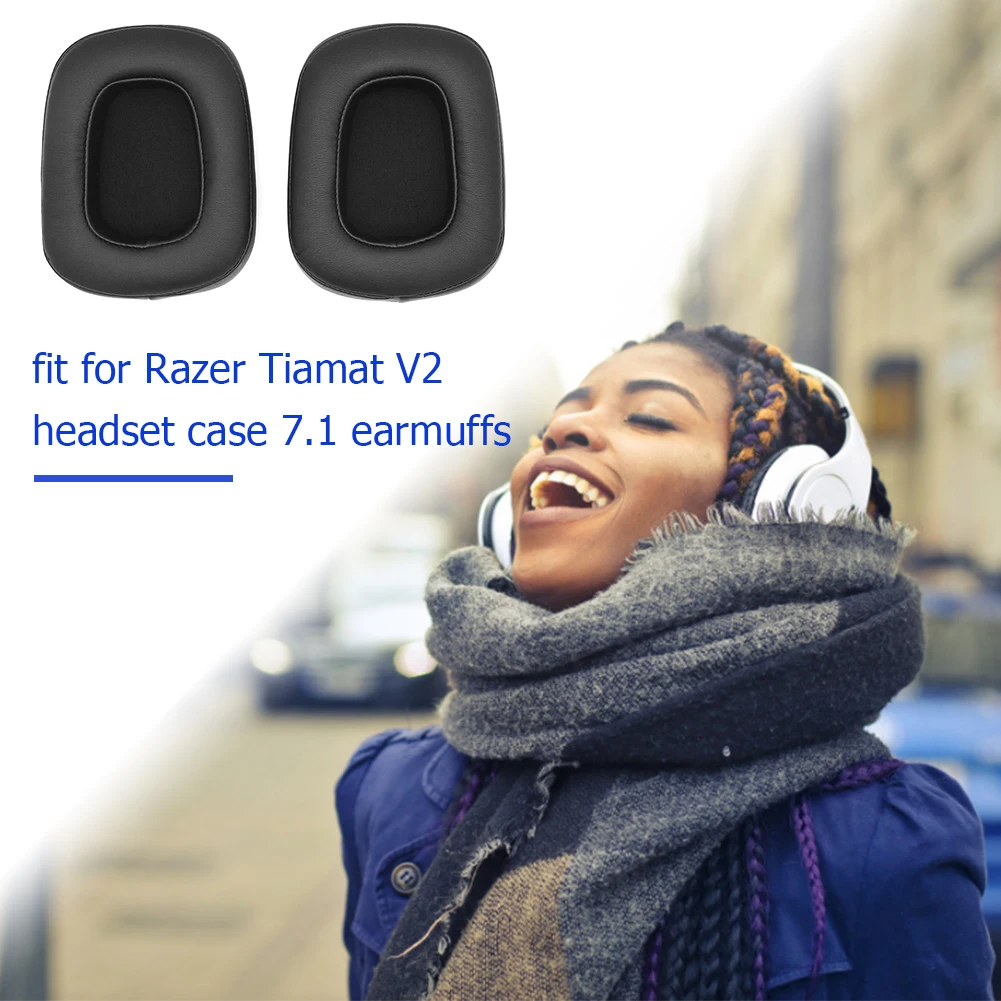 1 пара пенопластовые Игровые наушники вкладыши для Razer Tiamat 7 V2 гарнитура Замена