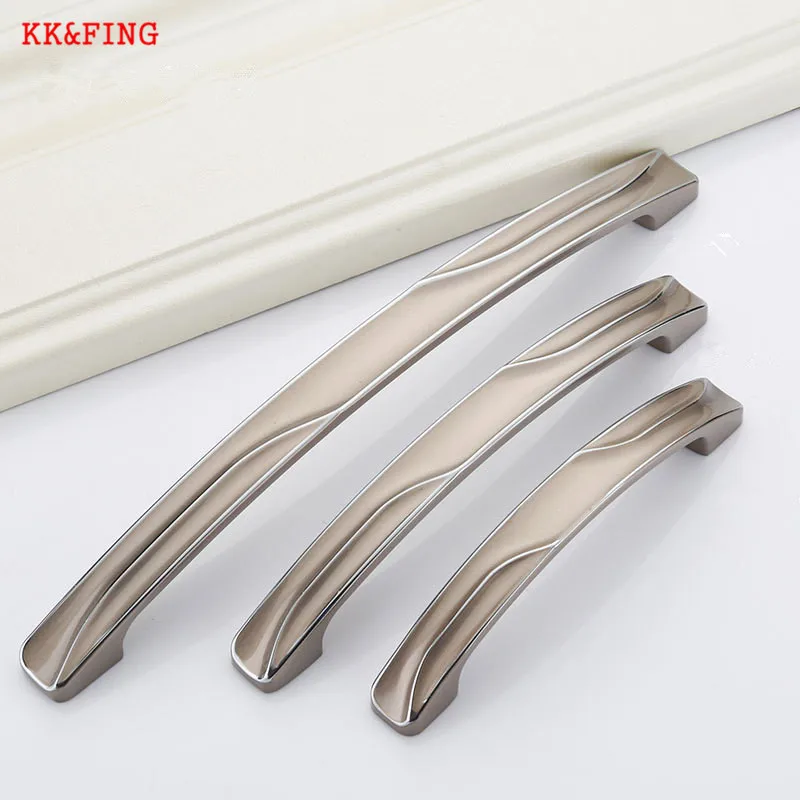KK &amp FING современные жемчужно-серые ручки шкафа и для выдвижных ящиков кухонный