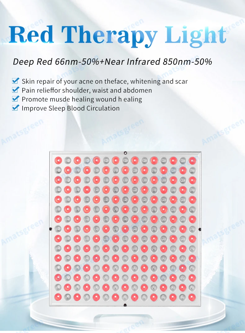 45W Red Led Light Therapy Deep Red 660nm mix Near Infrared 850nm Led Light for Skin and Pain Relief