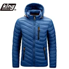 Зимняя теплая водонепроницаемая Мужская куртка, новинка 2021, осенняя Толстая мягкая парка с капюшоном, Мужская модная повседневная Высококачественная куртка, Мужское пальто