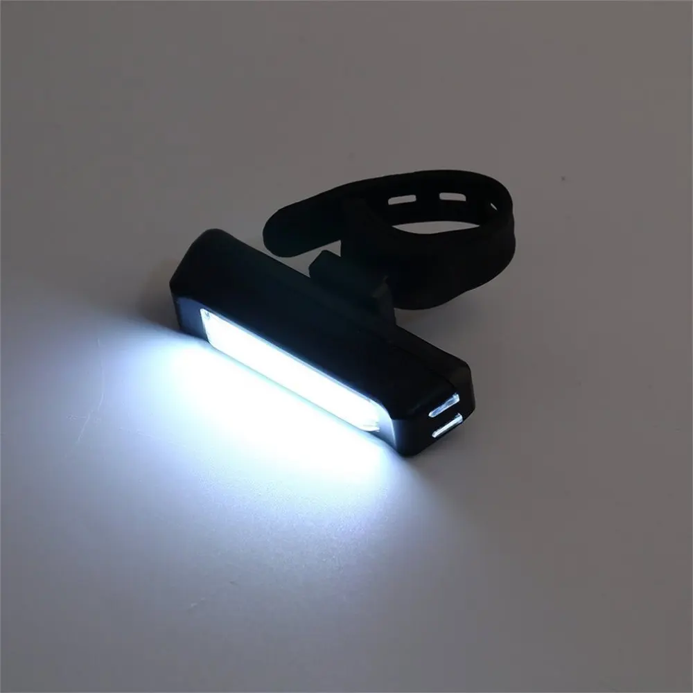 Светодиодный USB Перезаряжаемый налобный фонарь вспышка для велосипеда MTB Стоп