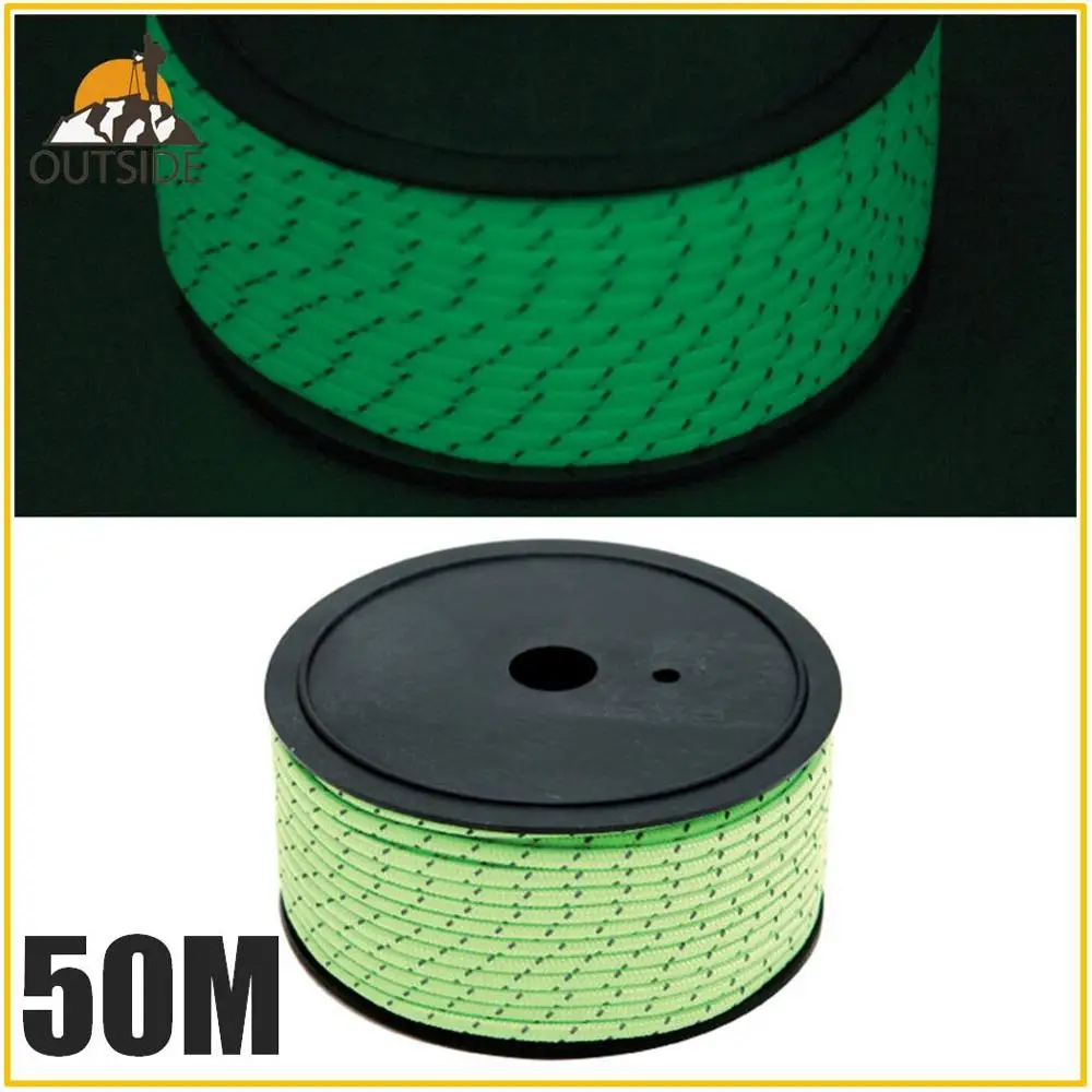 Сверхмощный светоотражающий канат для кемпинга 50 м 5 мм | Спорт и развлечения